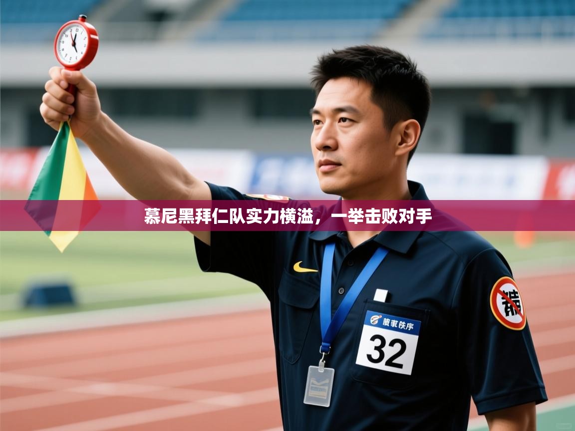 慕尼黑拜仁队实力横溢，一举击败对手